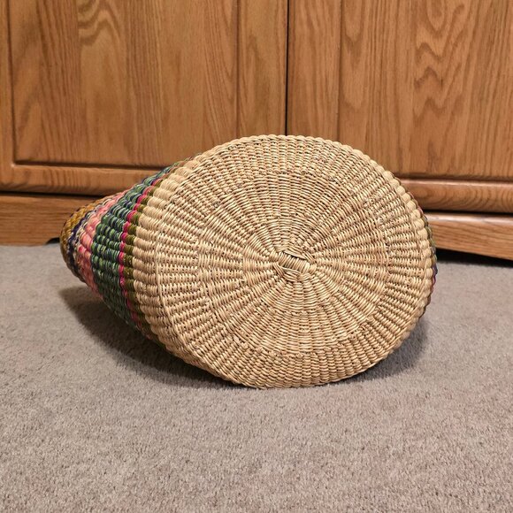 African Market Basket / Bolga Shopping Basket - Picture 2 of 4